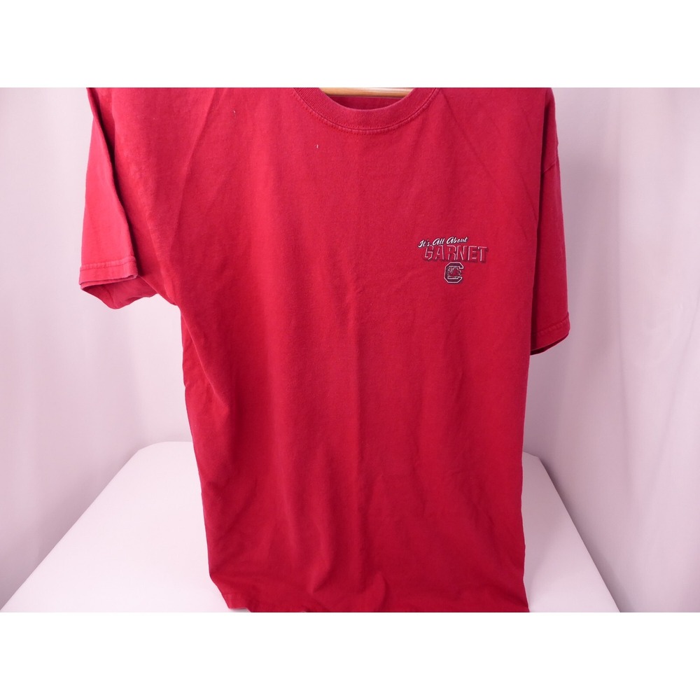 South Carolina Gamecocks It‎ is all about Garnet I hate Orange Red T-Shirt Large